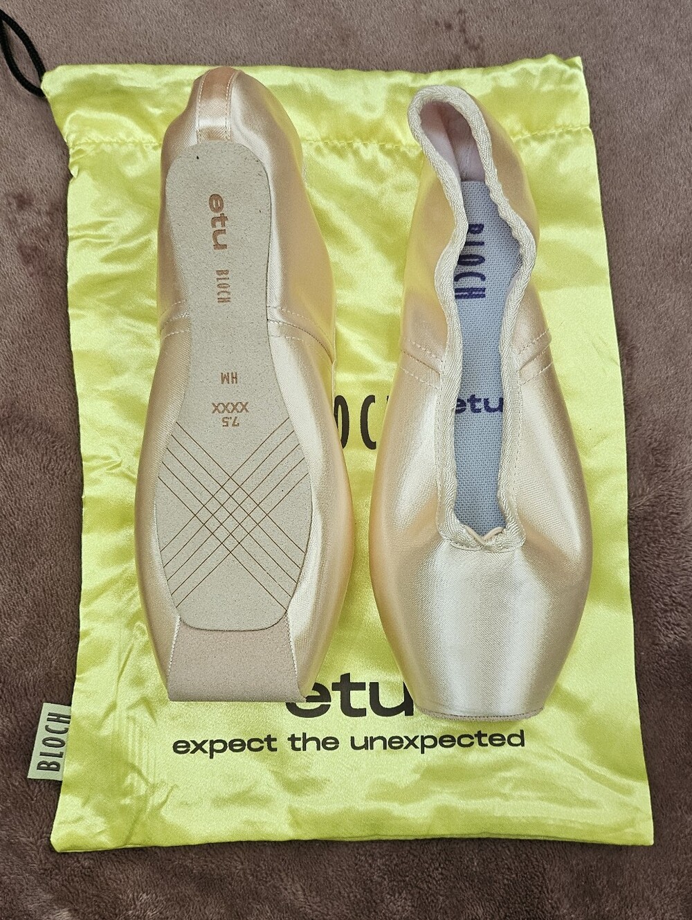 Bloch Etu Pointe shoes size 7.5 xxxx BRAND NEW!!